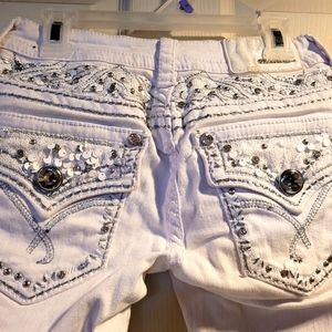 Grace skinny white jeans